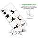 Avis Evetane Coque iPhone 12 mini 360 intégrale transparente Motif Chat Lignes Tendance