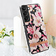 Avis Avizar Coque pour Samsung Galaxy S22 Dos Rigide Contour Silicone  Motif Fleurs Roses