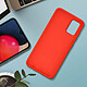 Avis Avizar Coque Samsung Galaxy A02s Silicone Gel Souple Finition Soft Touch rouge