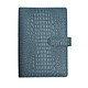 EXACOMPTA Organiseur Exatime 17 light Baby Croco 14 x 19 cm Semainier Bleu gris Organiseur