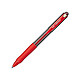 UNI-BALL Stylo bille Laknock SN100/14 Rétractable Grip Pointe Large 1,4mm Rouge x 12 Stylo à bille