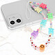 Avizar Bijou de Téléphone Bracelet Ourson 25cm Collection Lovely Multicolore pas cher