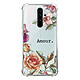 LaCoqueFrançaise Coque Xiaomi Redmi Note 8 Pro anti-choc souple angles renforcés transparente Motif Amour en fleurs Coque Xiaomi Redmi Note 8 Pro anti-choc souple angles renforcés transparente Amour en fleurs