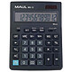 MAUL Calculatrice de bureau MXL 12, 12 chiffres, noir Calculatrice de bureau