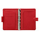 FILOFAX Organiseur Saffiano mini Rouge Organiseur