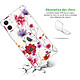 Avis Evetane Coque iPhone 12 mini anti-choc souple angles renforcés transparente Motif Fleurs Multicolores