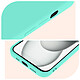 Acheter Avizar Coque pour Apple iPhone 15 Silicone Soft Touch Mate Anti-trace  turquoise