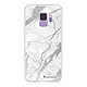 LaCoqueFrançaise Coque Samsung Galaxy S9 360 intégrale transparente Motif Marbre gris Tendance Coque Samsung Galaxy S9 360 intégrale transparente Marbre gris Tendance