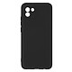 Avizar Coque pour Samsung Galaxy A03 Silicone Semi-rigide Finition Soft-touch Fine  noir - Coque de protection bi-matière semi-rigide spécialement conçue pour Samsung Galaxy A03