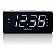 Lenco - Radio réveil CR-18 Haut-parleur intégré - Luminosité réglable - Grand écran