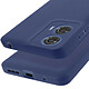 Avizar Coque pour Motorola Moto G24 Power Silicone Souple Mate Bleu Nuit pas cher