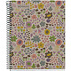 MIQUELRIUS Carnet recyclé A5 - 80p 80 gr - Quadrillé 5x5 mm - Couv Carton Recyclé - Eco Flowers Cahier