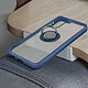 Acheter Avizar Coque Samsung Galaxy S21 Plus Bi-matière Bague Métallique Fonction Support bleu