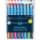 SCHNEIDER Stylo à bille Slider Basic Pointe Extra Large Colours Pochette 8 Stylo à bille