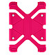 Avizar Coque Tablette de 8.9'' à 12'' Antichoc Fonction support vidéo et clavier rose Coque tablette antichocs avec fonction support vidéo.