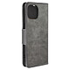 Avizar Étui pour iPhone 15 Clapet Portefeuille Support Vidéo Dragonne  Gris - Étui folio gris conçu pour iPhone 15, fourni avec une dragonne amovible