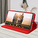 Acheter Avizar Housse Samsung Galaxy S20 FE Folio Portefeuille Fonction Support Rouge