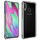 Avizar Pack Protection Galaxy A40 Coque Souple + Film Verre Trempé 9H Transparent Un pack de protection premium composé d'une coque et un film écran, pour Samsung Galaxy A40