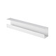 KIMEX 150-3103 Goulotte passe-câbles horizontale de bureau, 60 cm, Blanc