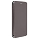 Avizar Housse Smartphone 5.4'' à 6'' Clapet Porte-carte Fonction Coulissante  Gris Taupe - Étui Folio compatible avec tous les smartphones de 5,4 à 6,0 pouces