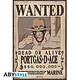 One Piece -  Poster Wanted Ace (52 X 35 Cm) One Piece -  Poster Wanted Ace (52 X 35 Cm)