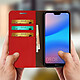 Avis Avizar Etui Huawei P20 Lite Housse Cuir Portefeuille Fonction Support - Rouge