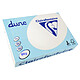 CLAIREFONTAINE Ramette 500 Feuilles Dune 80g A4 210x297 mm Certifié FSC / TCF Blanc x 5 Papier blanc