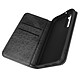 Avizar Housse Samsung Galaxy S22 Clapet Portefeuille Fonction Support Vidéo Noir Etui Folio portefeuille en éco-cuir conçu Samsung Galaxy S22