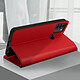 Acheter Avizar Housse Motorola Moto G50 Aspect Grainé Folio Stand Vidéo Rouge