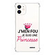 Evetane Coque iPhone 12 mini anti-choc souple angles renforcés transparente Motif Je suis une princesse Coque iPhone 12 mini anti-choc souple angles renforcés transparente Je suis une princesse