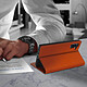 Acheter Avizar Étui Galaxy Note 10 Folio Cuir Véritable Porte cartes Support Vidéo Camel