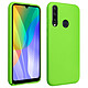 Avizar Coque Huawei Y6p Silicone Semi-rigide Finition Soft Touch Vert Coque de protection spécialement conçue pour Huawei Y6p.