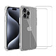 Acheter Evetane Coque iPhone 16 Pro Max Antichoc Silicone + 2 Vitres Protection ecran