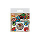 Marvel Comics - Pack 5 badges Iron Man Marvel Comics - Pack 5 badges Iron Man