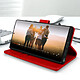 Acheter Avizar Housse pour Samsung Galaxy S22 Ultra Clapet Portefeuille Fonction Support Rouge