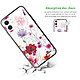 Avis Evetane Coque iPhone 11 Coque Soft Touch Glossy Fleurs Multicolores Design