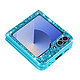 Acheter Avizar Coque Paillette pour Samsung Z Flip 6 Dos Rigide Contour Souple Bleu