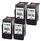 COMETE - 540/541 XL - 4 Cartouches d'encre compatibles pour Canon - Noir et Couleur - Marque française COMETE - 540/541 XL - 4 Cartouches d'encre compatibles pour Canon PG-540 CL-541 XL / PG540 CL541 XL / 540XL 541XL - pour Cartouche PIXMA 540 (2 Noirs 2 Couleurs)