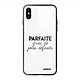 Evetane Coque en verre trempé iPhone Xs Max Parfaite Avec De Jolis Défauts Coque en verre trempé iPhone Xs Max Parfaite Avec De Jolis Défauts Ecriture Tendance et Design