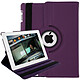 Avizar Housse Violet pour Apple iPad 1, 2, 3 et 4 - Fonction support video - Fonction support intégrée pour poser votre tablette en mode portrait / paysage.