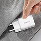 Acheter Moxie Chargeur Secteur Power Delivery 33W Ports USB + USB C Charge Rapide Blanc