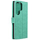 Avizar Étui Mandala Fleur pour Galaxy S23 Ultra Portefeuille Support Vidéo  Vert Un étui à motif mandala fleur, pour apporter une protection estivale et bohème à votre Samsung Galaxy S23 Ultra