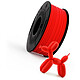 Recreus FilaFlex 82A ORIGINAL rouge (red) 1,75 mm 0,25kg Filament Flexible 1,75 mm 0,25kg - Filament souple historique, Petit format, Fabriqué en Espagne, A la fois souple et élastique