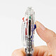 Avis PENTEL Stylo Bille Rétractable 4 Couleurs VICUNA C4 Clip Transparent