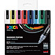 POSCA Set de 16 Marqueurs PC5M pointe conique moyenne couleurs assorties Marqueur craie