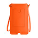 Avizar Pochette Bandoulière Smartphone avec Rangement carte Simili cuir  orange - La pochette bandoulière qui facilite votre quotidien