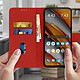 Avis Avizar Étui pour Xiaomi Mi 11i / Xiaomi Poco F3 Folio Intégrale Porte-carte Fonction Support Rouge