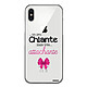 Evetane Coque iPhone X/Xs silicone transparente Motif Un peu chiante tres attachante ultra resistant Coque iPhone X/Xs silicone transparente Un peu chiante tres attachante ultra resistant Protection housse Motif Ecriture Tendance