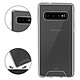 Avizar Coque Galaxy S10 Plus Protection Cristal Bi-matière Antichocs Transparent pas cher