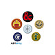 Donjons Et Dragons - Pack de 6 Badges Factions Pack de 6 Badges Donjons Et Dragons, modèle Factions.